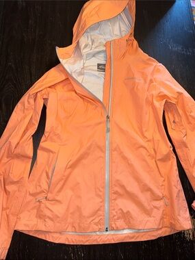 Eddie Bauer Peach Hooded Utility Shell Jacket - Women's